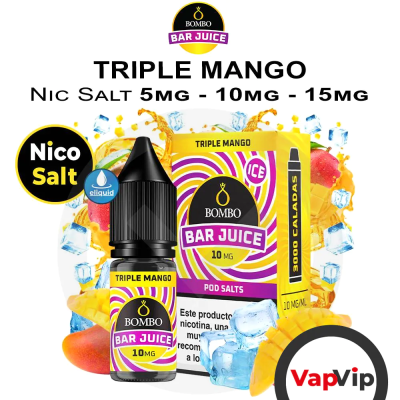 Triple Mango Ice Bombo Bar Juice