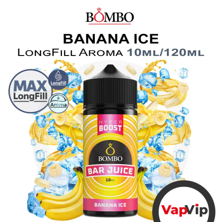 Banana Ice LongFill Aroma 10/120ml - Bombo Bar Juice Hyper Boost