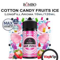 Cotton Candy Fruits Ice LongFill Aroma 10/120ml - Bombo Bar Juice Hyper Boost