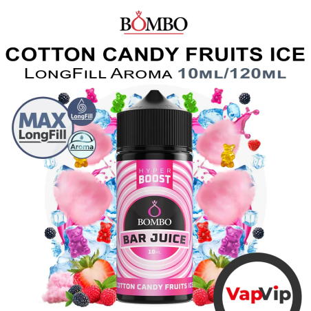 Cotton Candy Fruits Ice LongFill Aroma 10/120ml - Bombo Bar Juice Hyper Boost