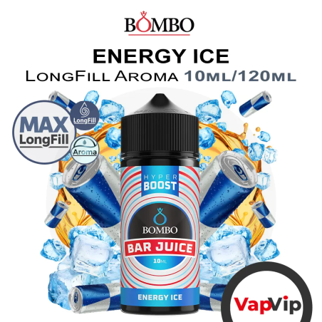 Energy Ice LongFill Aroma 10/120ml - Bombo Bar Juice Hyper Boost