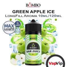 Green Apple Ice LongFill Aroma 10/120ml - Bombo Bar Juice Hyper Boost