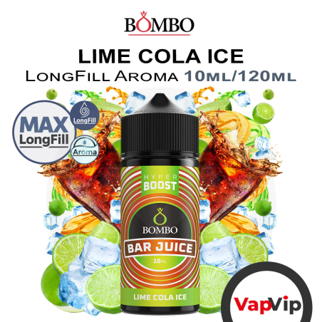 Lime Cola Ice LongFill Aroma 10/120ml - Bombo Bar Juice Hyper Boost