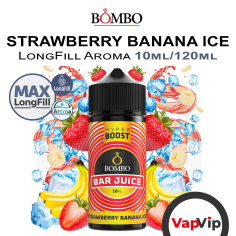 Strawberry Banana Ice LongFill Aroma 10/120ml - Bombo Bar Juice Hyper Boost