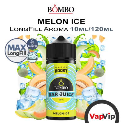 Melon Ice LongFill Aroma 10/120ml - Bombo Bar Juice Hyper Boost