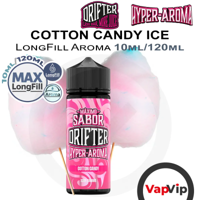 Cotton Candy Ice LongFill Hyper Aroma 10/120ml - Drifter Bar