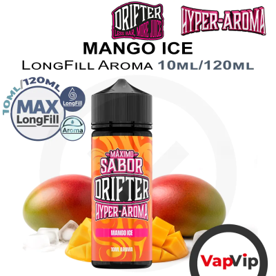 Mango Ice LongFill Drifter Hyper Bar 10/120ml