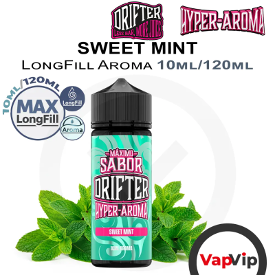 Sweet Mint LongFill Hyper Aroma 10/120ml - Drifter Bar