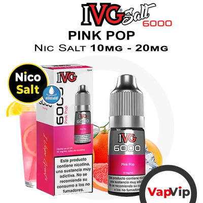 PINK POP IVG 6000 Nic Salt - IVG