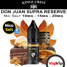 Salts DON JUAN SUPRA RESERVE Core Edition - Kings Crest & Bombo