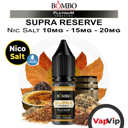 Salts SUPRA RESERVE Core Edition - Bombo Platinum Tobacco