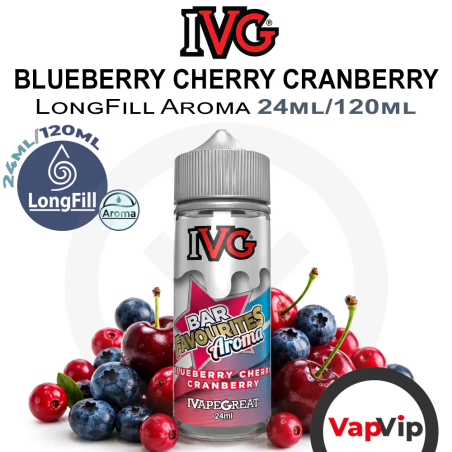 IVG Blueberry Cherry Cranberry LongFill Aroma
