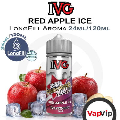 IVG Red Apple Ice LongFill Aroma