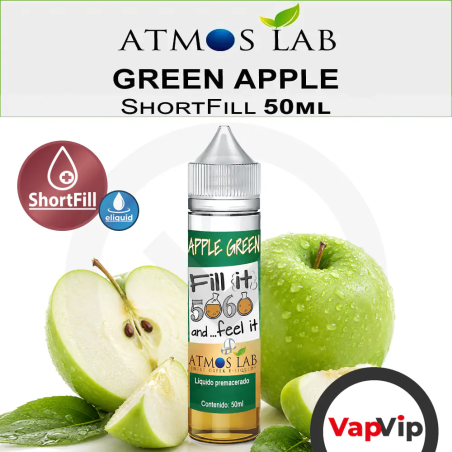 GREEN APPLE 50ml (ShortFill) Atmos Lab