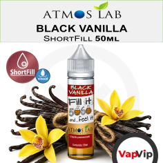BLACK VANILLA 50ml ShortFill Atmos Lab
