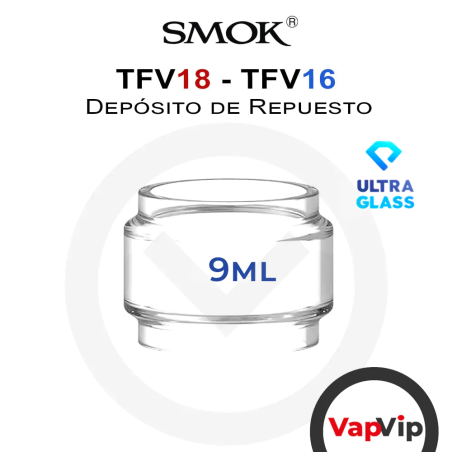Smok TFV18 - TFV16 Depósito de repuesto Pyrex