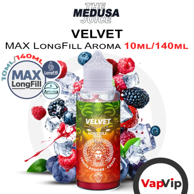 MDS Medusa Juice VELVET frutos rojos y cassis con frescor glaciar