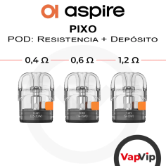 Aspire PIXO Cartuchos Pod 1.2ohm