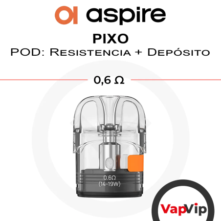 Aspire PIXO Cartuchos Pod 0,6ohm