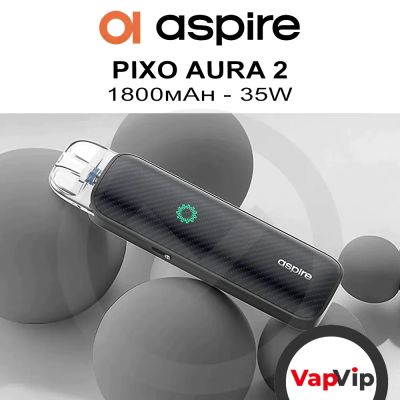 Aspire Pixo Aura 2 Pod Carbon Black