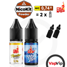 POWDER Nicotine 0,74g (2x nicokits) Oil4Vap