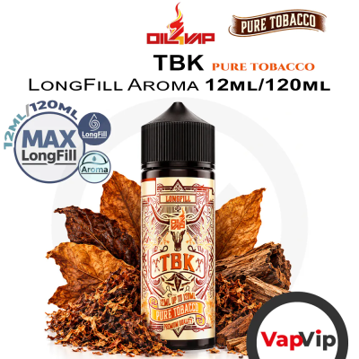 TBK Oil4Vap Pure Tobacco LongFill Aroma
