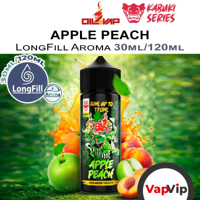 Oil4Vap Apple Peach Kabuki LongFill