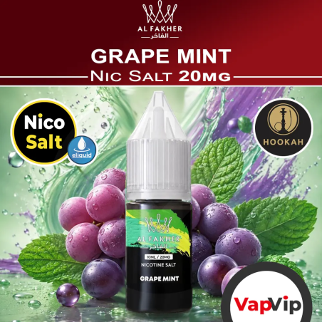 Grape Mint Nic Salt - Al Fakher