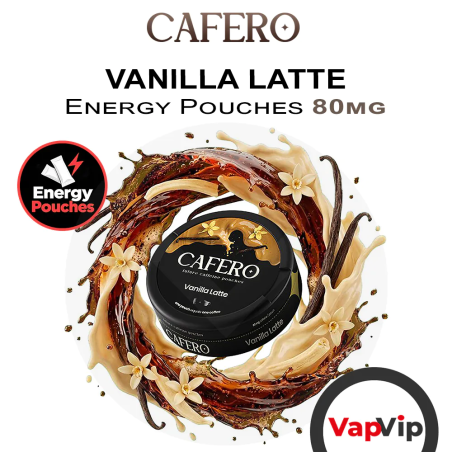 Cafero Vanilla Latte Energy Pouches
