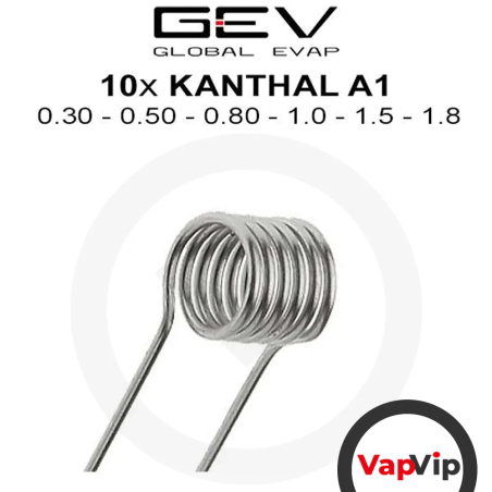 10 Premades Kanthal A1 Pre-maded Wires Microcoils