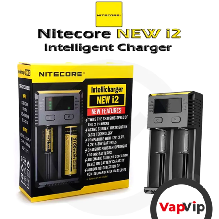 Nitecore NEW i2 Intellicharger Cargador de Baterias Universal