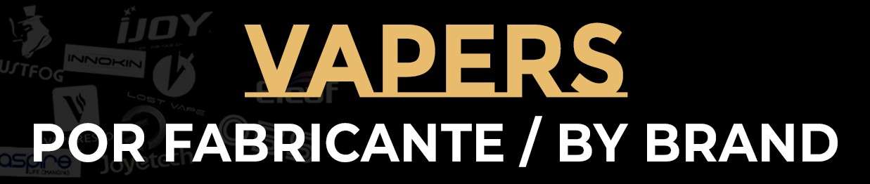 Marcas de Vapers | Dispositivos de vapeo por fabricante