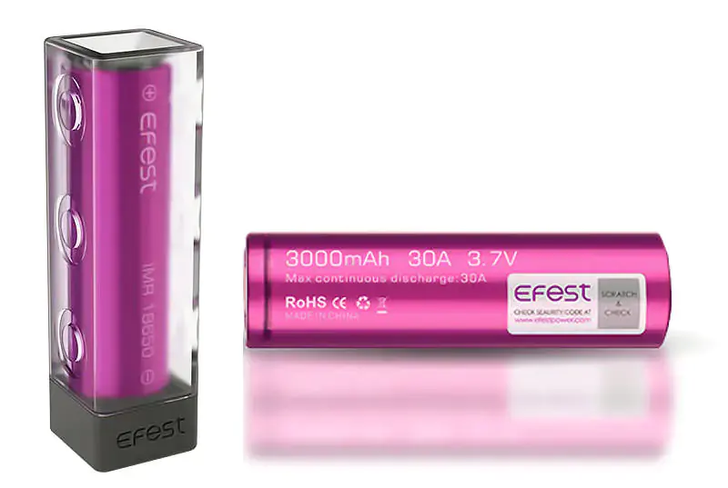 Efest Purple 35A 3000mAh 18650 Nuevo modelo