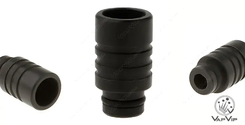 Drip Tip 510 Resina Estriado Negro 20mm