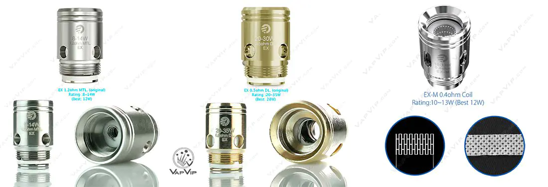 Internal structure of Joyetech EX Series Exceed Coils