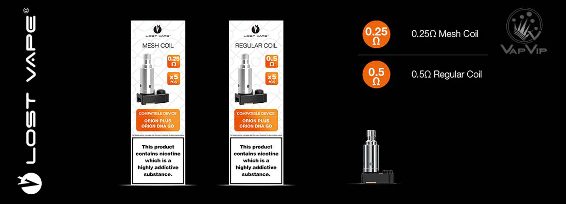 Orion Plus Lost Vape Coil Detail