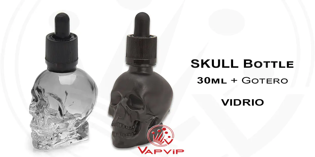 SKULL Botella para eliquido Calavera 30ml