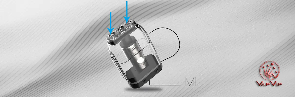Magnetic detail of Uwell Caliburn and Koko pods