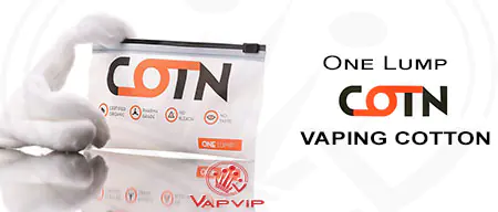 COTN One Lump Tira Algodón para vapeo