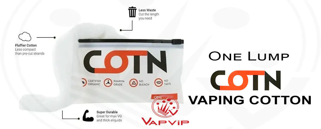 COTN One Lump Tira Algodón para vapeo