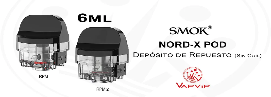 Smok Nord X Pod Empty Tanks RPM and RPM-2 Options