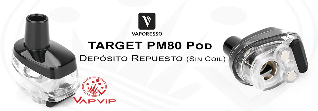 Vaporesso Target PM80 empty pod replacement detail