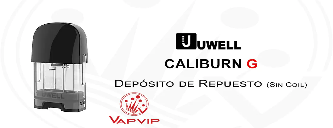 Empty Cartridge Uwell Caliburn G and top filling details