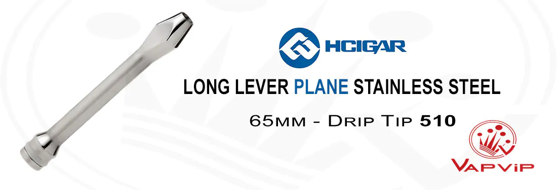 HCigar flat 510 Long Lever Plane Drip Tip