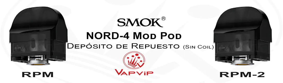 Smok Nord 4 Empty Pod Options RPM and RPM-2