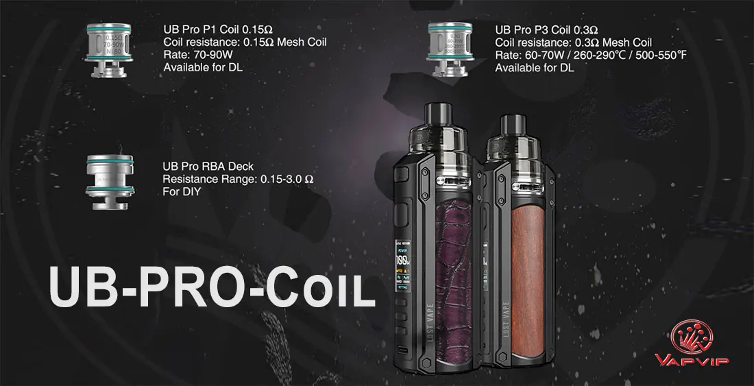 UB PRO P1 0.15 ohm coil detail