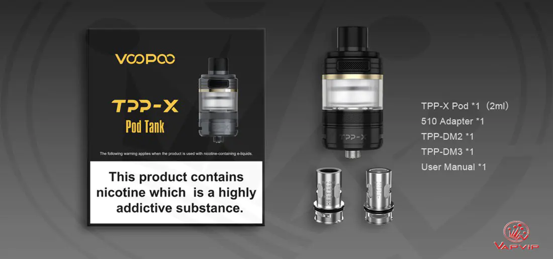 Voopoo TPP X Pod Tank Atomizador