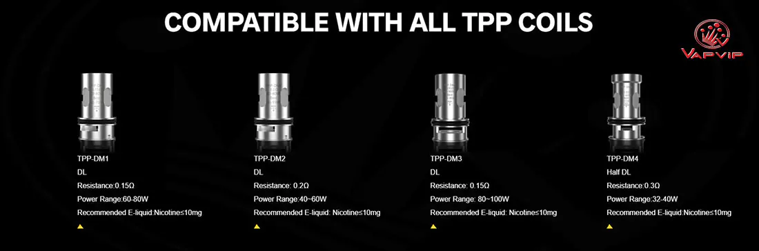 Voopoo TPP Coil Mesh Technology