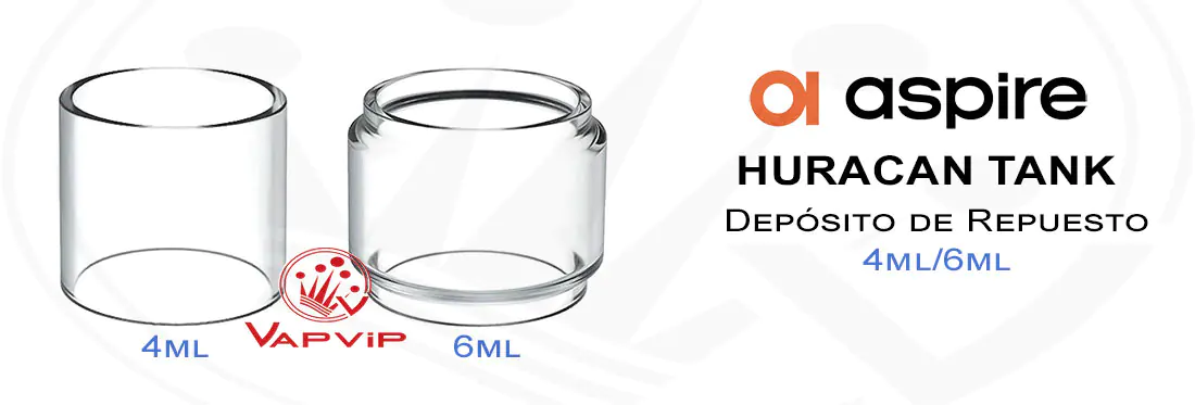 Aspire Huracan Tank Spare Pyrex Glass Tank Spain and Europe