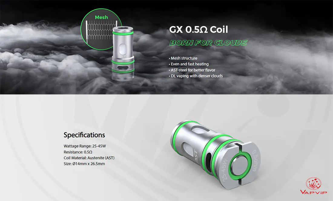 Eleaf GX 0.5 ohm Coil tech detail